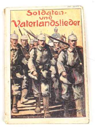 "Soldaten- und Vaterlandslieder" 64 Seiten, DIN A6