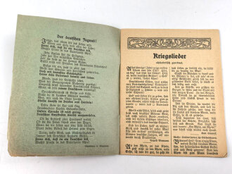 1.Weltkrieg "Kriegsliederbuch" 24 Seiten, DIN A6