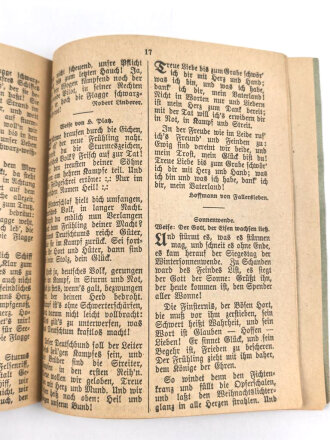 1.Weltkrieg "Kriegsliederbuch" 24 Seiten, DIN A6