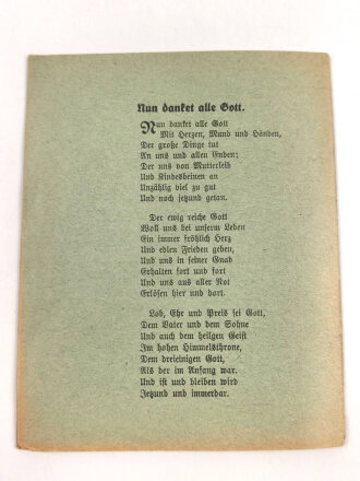 1.Weltkrieg "Kriegsliederbuch" 24 Seiten, DIN A6