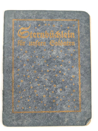 1.Weltkrieg, "Sternbüchlein für unsere...
