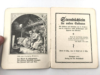 1.Weltkrieg, "Sternbüchlein für unsere...