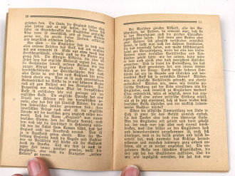 "Schützengraben Bücher für das deutsche Volk, Unser Feind England" 48 Seiten, DIN A6