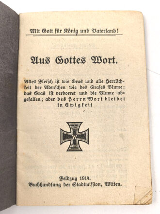 "Aus Gottes Wort" datiert 1941, 64 Seiten, DIN A6