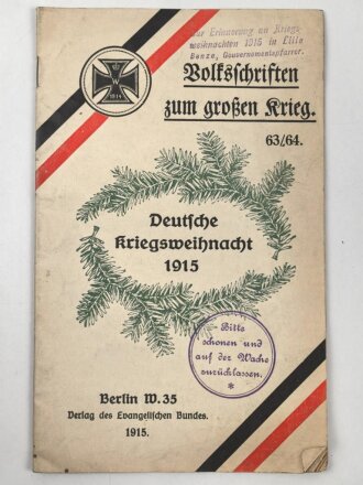 "Volksschriften zum großen Krieg - Deutsche...
