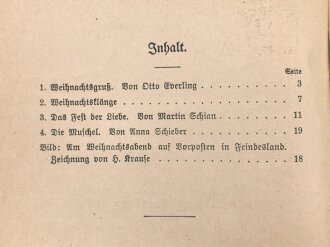 "Volksschriften zum großen Krieg - Deutsche Kreigsweihnacht 1915"  32 Seiten, DIN A5