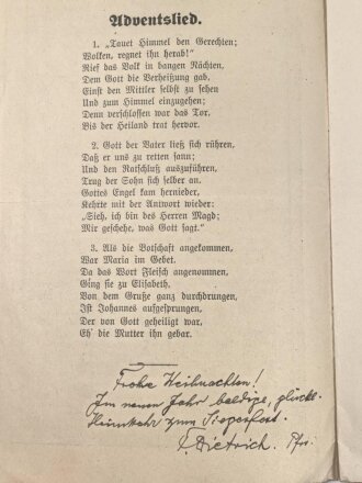 "Das Friedensfeld im Feindesland" 8 Seiten, DIN A5