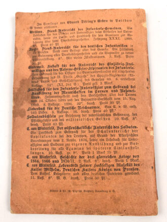 "Neueste Armee Einteilung, vollständige Übersicht des gesammten Deutschen Reichsheeres und derr kaiserlichen Marine" 84 Seiten, DIN A5