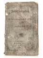 "Feldstrafgesetz für das Großherzogthum Hessen" datiert 1841,  34 Seiten, DIN A5