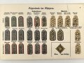 "Feldgrau in Krieg und Frieden III Teil Abzeichen" datiert 1917, 17,5 x 11cm
