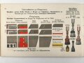 "Feldgrau in Krieg und Frieden III Teil Abzeichen" datiert 1917, 17,5 x 11cm