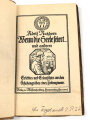 1.Weltkrieg, "Wenn die Seele feiert und anderes" datiert 1917, 88 Seiten, unter DIN A5