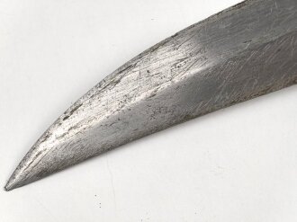 Russland, Kindschal , Kindjal datiert 1911. Nummerngleiches Stück, der untere Teil des Griffstücks leicht beschädigt, sonst guter Gesamtzustand. Ungereinigt
