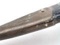 Russland, Kindschal , Kindjal datiert 1911. Nummerngleiches Stück, der untere Teil des Griffstücks leicht beschädigt, sonst guter Gesamtzustand. Ungereinigt
