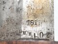 Russland, Kindschal , Kindjal datiert 1911. Nummerngleiches Stück, der untere Teil des Griffstücks leicht beschädigt, sonst guter Gesamtzustand. Ungereinigt