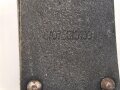 Wehrmacht, Koppelschuh zum Seitengewehr M84/98 für k98 . Weiches Leder, mit Reichsbetriebsnummer