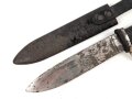 Fahrtenmesser für Angehörige der Hitlerjugend. Hersteller "M7/51/41" Griffemblem sauber entfernt, ungereinigtes Stück