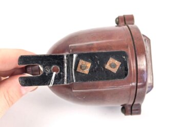 Fahrradlampe  "HAVO" aus der Zeit des 2. Weltkrieg. Preßmasse, guter Zustand, Funktion nicht geprüft