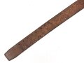 Zweidornkoppel für Offiziere der Wehrmacht. Braunes Leder, Höhe 5cm, Gesamtlänge 118cm