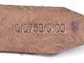 Mantelriemen / Packriemen Wehrmacht. Guter Zustand, mit Reichsbetriebsnummer