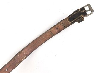 Tornisterriemen Wehrmacht, Leder angetrocknet