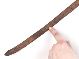 Tornisterriemen Wehrmacht, Leder angetrocknet