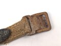 Tornisterriemen Wehrmacht in Tropenausführung, Leder angetrocknet , ungereinigt