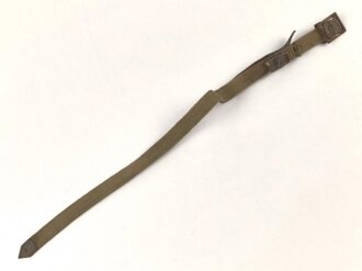 Tornisterriemen Wehrmacht in Tropenausführung, Leder angetrocknet , ungereinigt