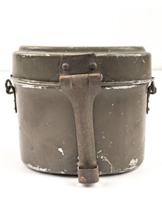 Kochgeschirr Wehrmacht, Originallack, MKL44 Deckel, Unterteil OHW44
