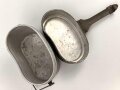 Kochgeschirr Wehrmacht, Originallack, MKL44 Deckel, Unterteil OHW44