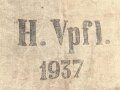 Grosser Sack für Heeresverpflegung datiert 1937, gebraucht, ungereinigt