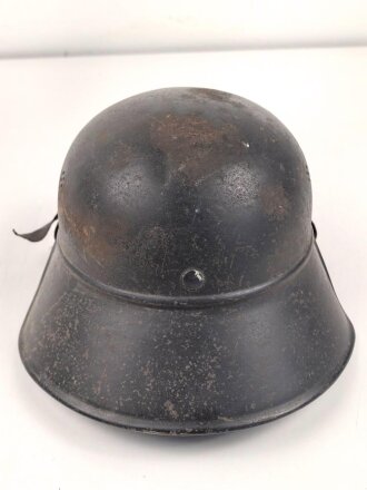 Stahlhelm Luftschutz. In allen Teilen originales Stück, ungereinigt