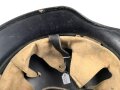 Stahlhelm Luftschutz. In allen Teilen originales Stück, ungereinigt, Der Schriftgzug " Luftschutz" entfernt