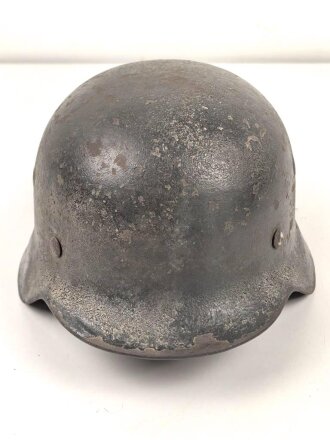 Luftwaffe, Stahlhelmglocke  Modell 1940. In allen Teilen Original und zusammengehörig. ET66