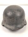 Luftwaffe, Stahlhelmglocke  Modell 1940. In allen Teilen Original und zusammengehörig. ET66