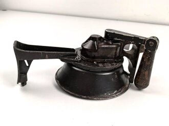 Luftschutz Handsirene, Hersteller "JURK" 1940. Originallack, Funktioniert einwandfrei. Ungereinigt.