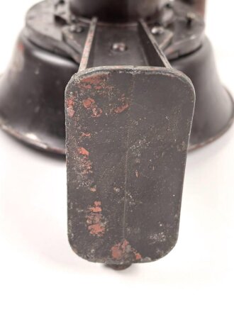 Luftschutz Handsirene, Hersteller "JURK" 1940. Originallack, Funktioniert einwandfrei. Ungereinigt.