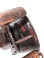 Luftschutz Handsirene, Hersteller "JURK" 1940. Originallack, Funktioniert einwandfrei. Ungereinigt.