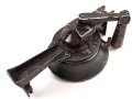 Luftschutz Handsirene, Hersteller "JURK" 1940. Originallack, Funktioniert einwandfrei. Ungereinigt.