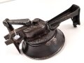 Luftschutz Handsirene, Hersteller "JURK" 1940. Originallack, Funktioniert einwandfrei. Ungereinigt.
