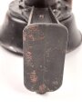 Luftschutz Handsirene, Hersteller "JURK" 1940. Originallack, Funktioniert einwandfrei. Ungereinigt.