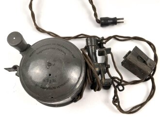 1.Weltkrieg und Reichswehr, Mittleres Blinkgerät "M Sig. 16" Hersteller Carl Zeiss Jena. Originallack, Unvollständig