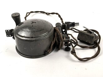1.Weltkrieg und Reichswehr, Mittleres Blinkgerät "M Sig. 16" Hersteller Carl Zeiss Jena. Originallack, Unvollständig
