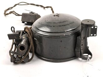 1.Weltkrieg und Reichswehr, Mittleres Blinkgerät "M Sig. 16" Hersteller Carl Zeiss Jena. Originallack, Unvollständig