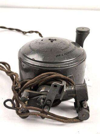 1.Weltkrieg und Reichswehr, Mittleres Blinkgerät "M Sig. 16" Hersteller Carl Zeiss Jena. Originallack, Unvollständig