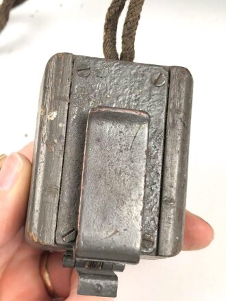 1.Weltkrieg und Reichswehr, Mittleres Blinkgerät "M Sig. 16" Hersteller Carl Zeiss Jena. Originallack, Unvollständig