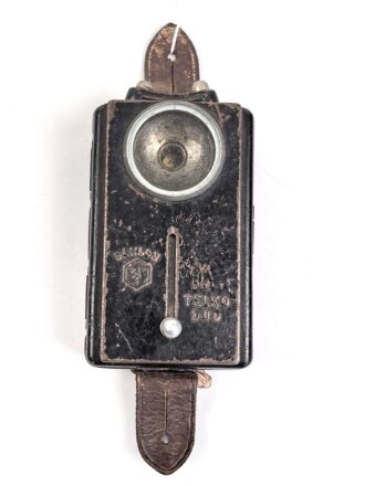 Taschenlampe " Daimon Telko Duo" Wehrmacht. Ungereinigtes Stück, Funktion nicht geprüft