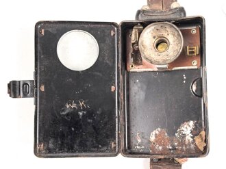 Taschenlampe " Daimon Telko Duo" Wehrmacht. Ungereinigtes Stück, Funktion nicht geprüft