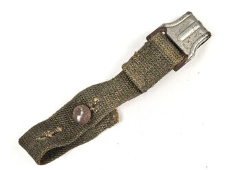 Kurzer Riemen für eine Gasmaskendose der Wehrmacht
