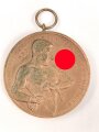 Schützengilde Reutlingen, tragbare Erinnerungsmedaille anlässlich " nationales Schiessen 1933" Vorderseite "Reichskanzler Adolf Hitler" Guter Zustand, Durchmesser 40mm